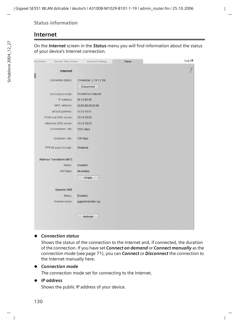 Internet | Siemens gigaset SE551 User Manual | Page 132 / 175