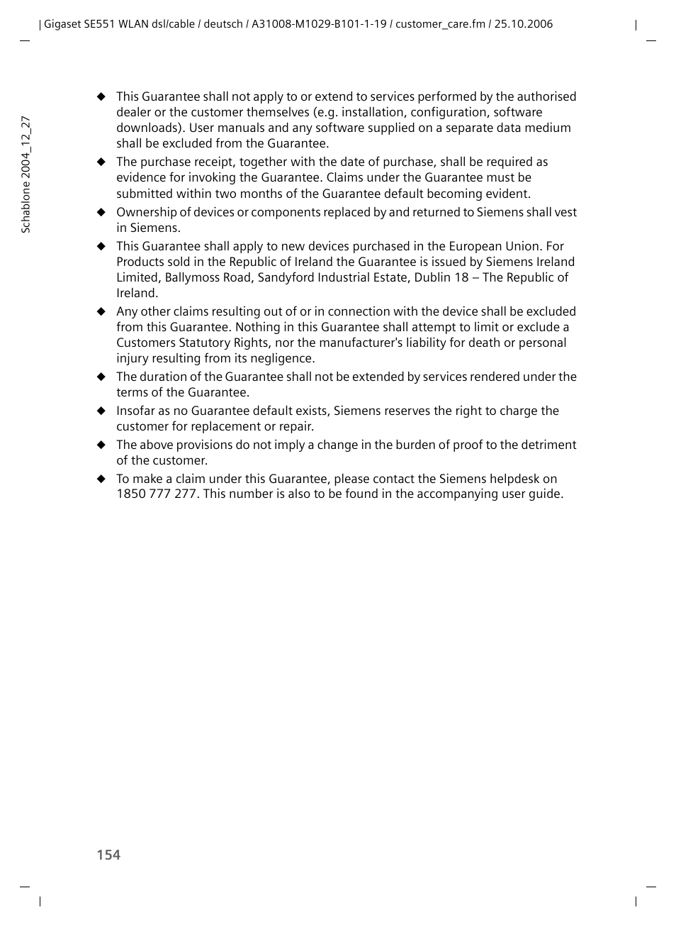 Siemens gigaset SE551 User Manual | Page 156 / 175