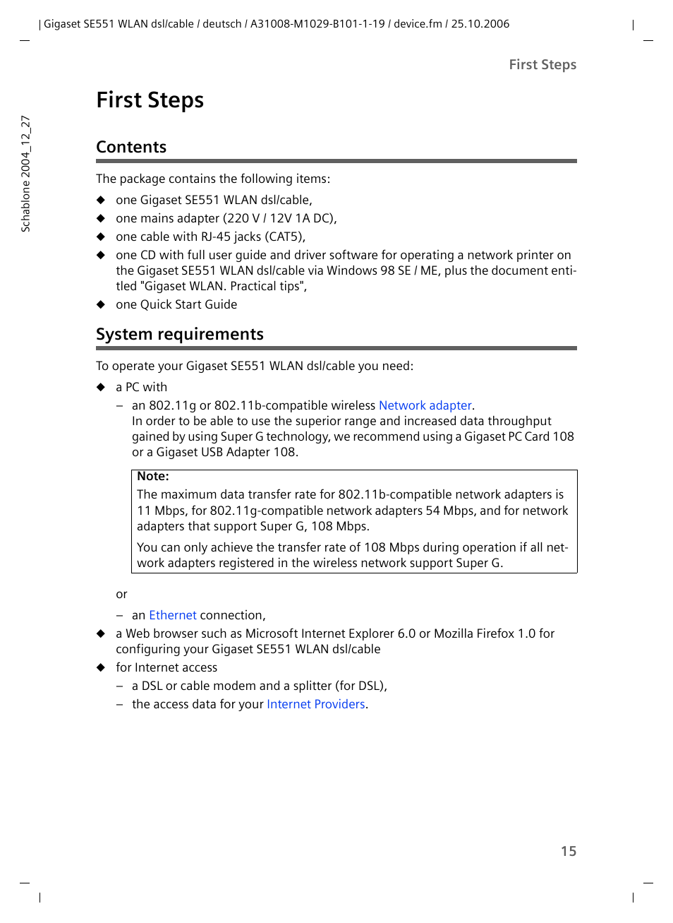 Siemens gigaset SE551 User Manual | Page 17 / 175