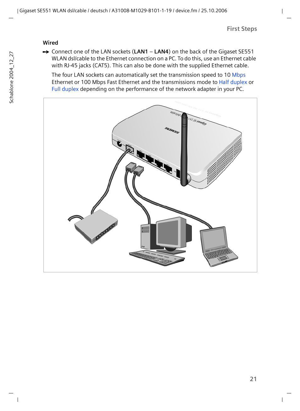 Siemens gigaset SE551 User Manual | Page 23 / 175