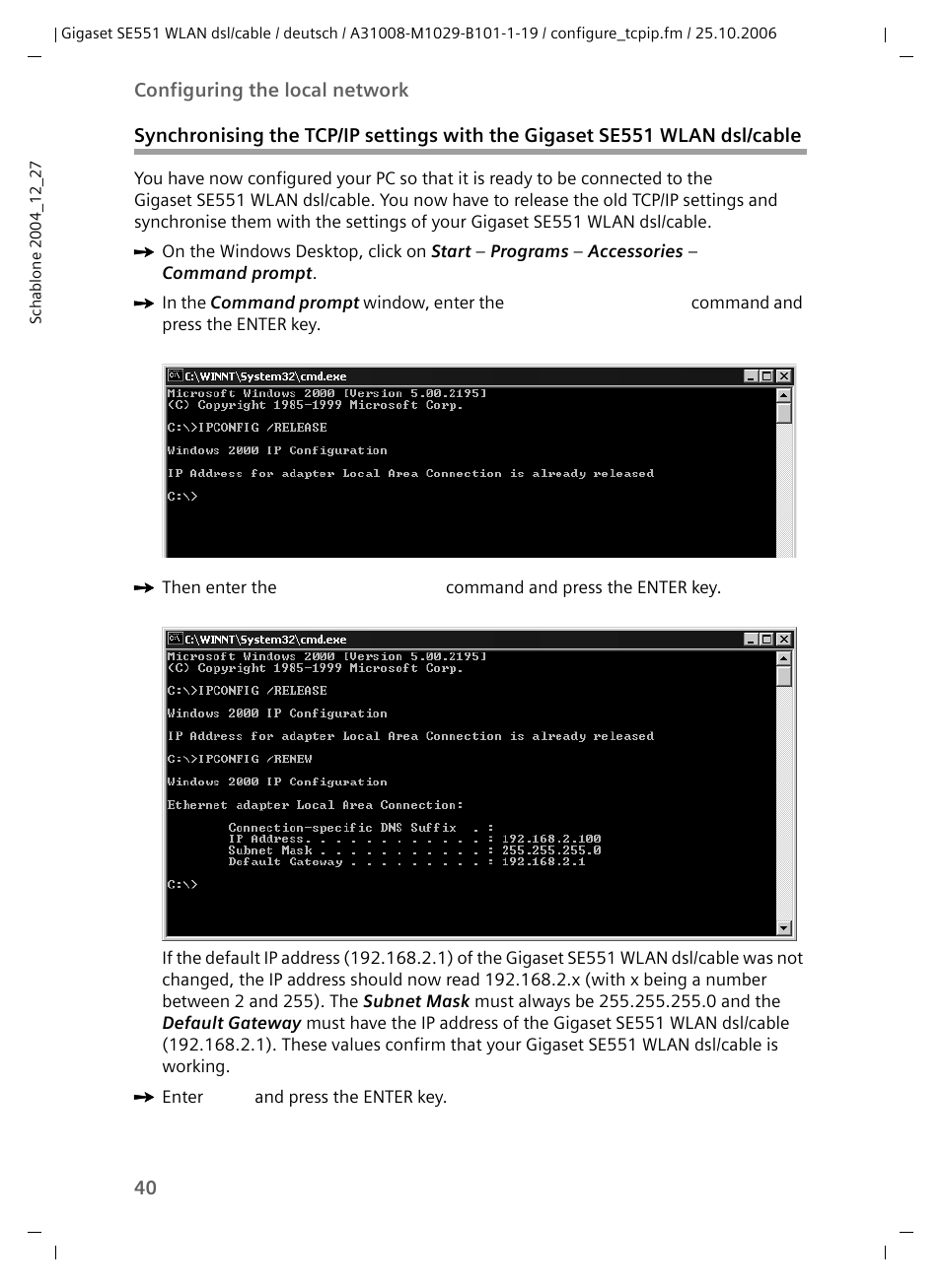 Siemens gigaset SE551 User Manual | Page 42 / 175