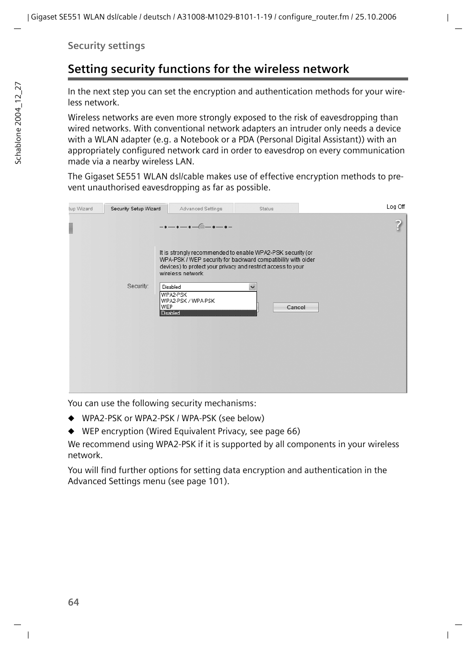 Siemens gigaset SE551 User Manual | Page 66 / 175