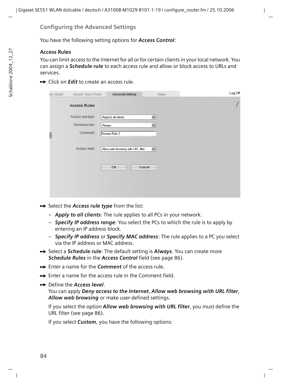 Siemens gigaset SE551 User Manual | Page 86 / 175