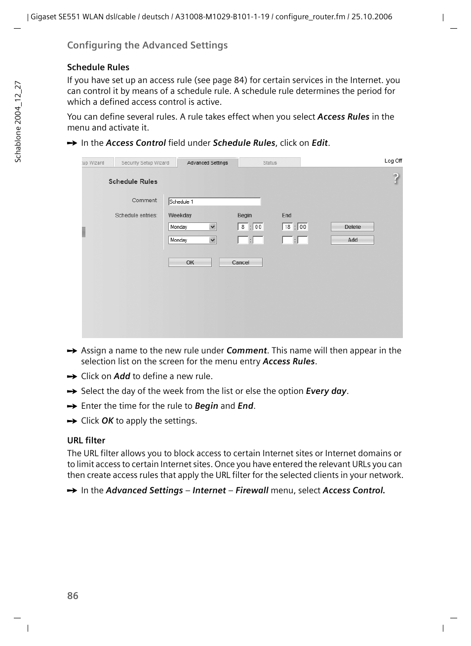 Siemens gigaset SE551 User Manual | Page 88 / 175