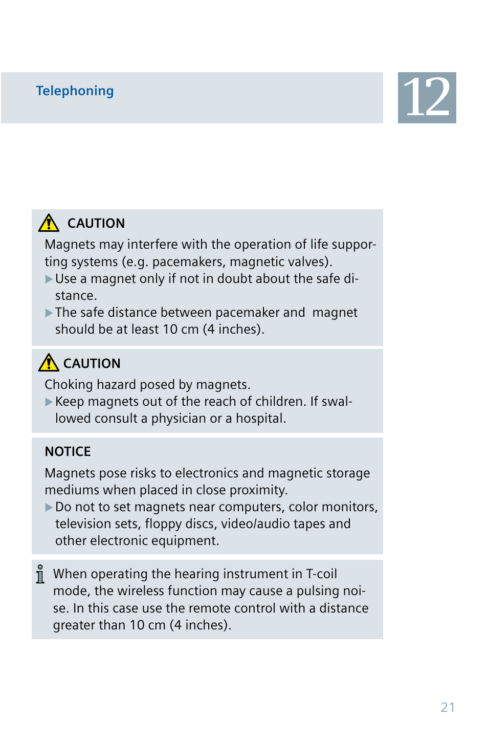 Siemens Nitro BTE 32 User Manual | Page 21 / 36