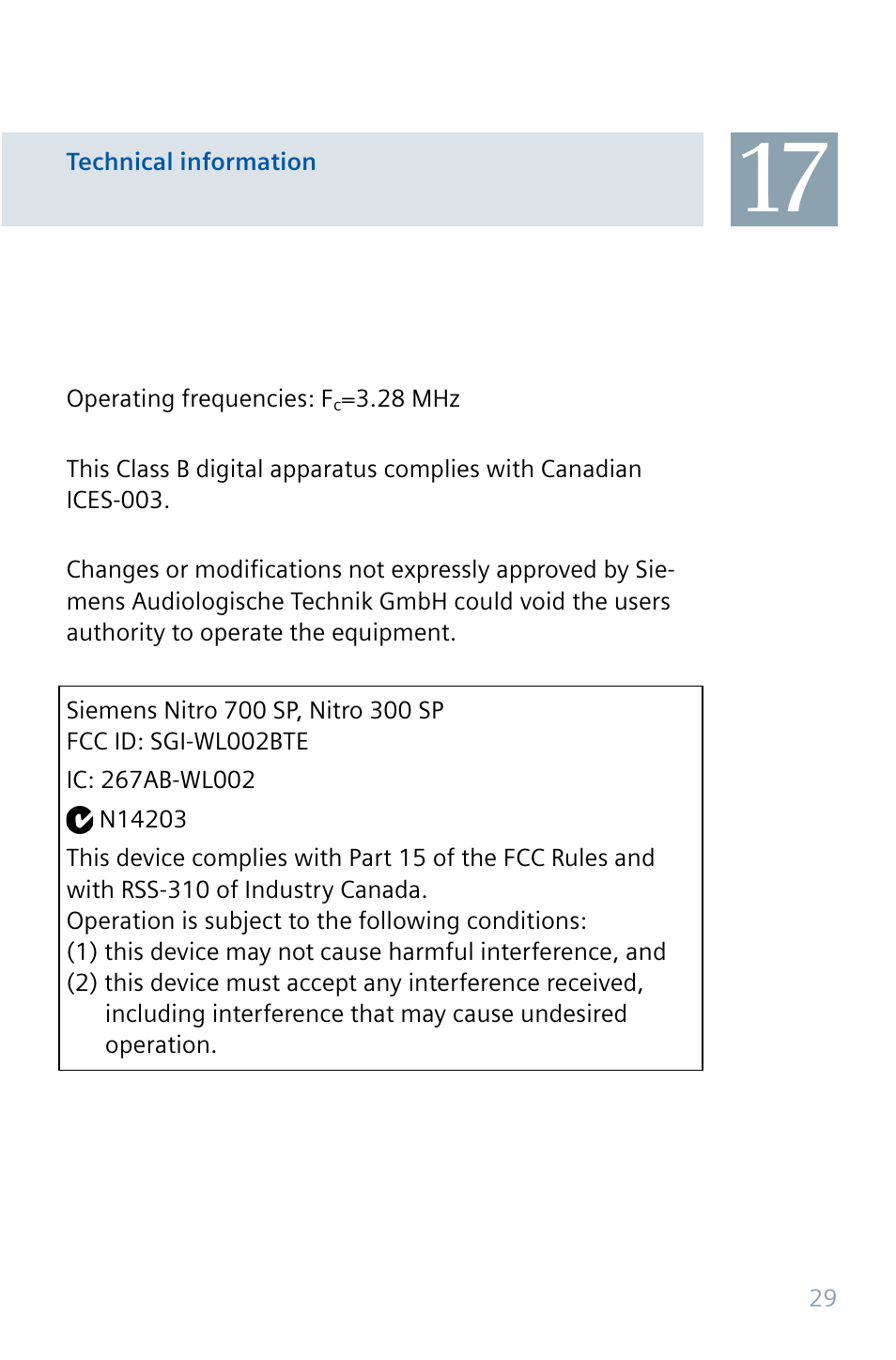 Siemens Nitro BTE 32 User Manual | Page 29 / 36