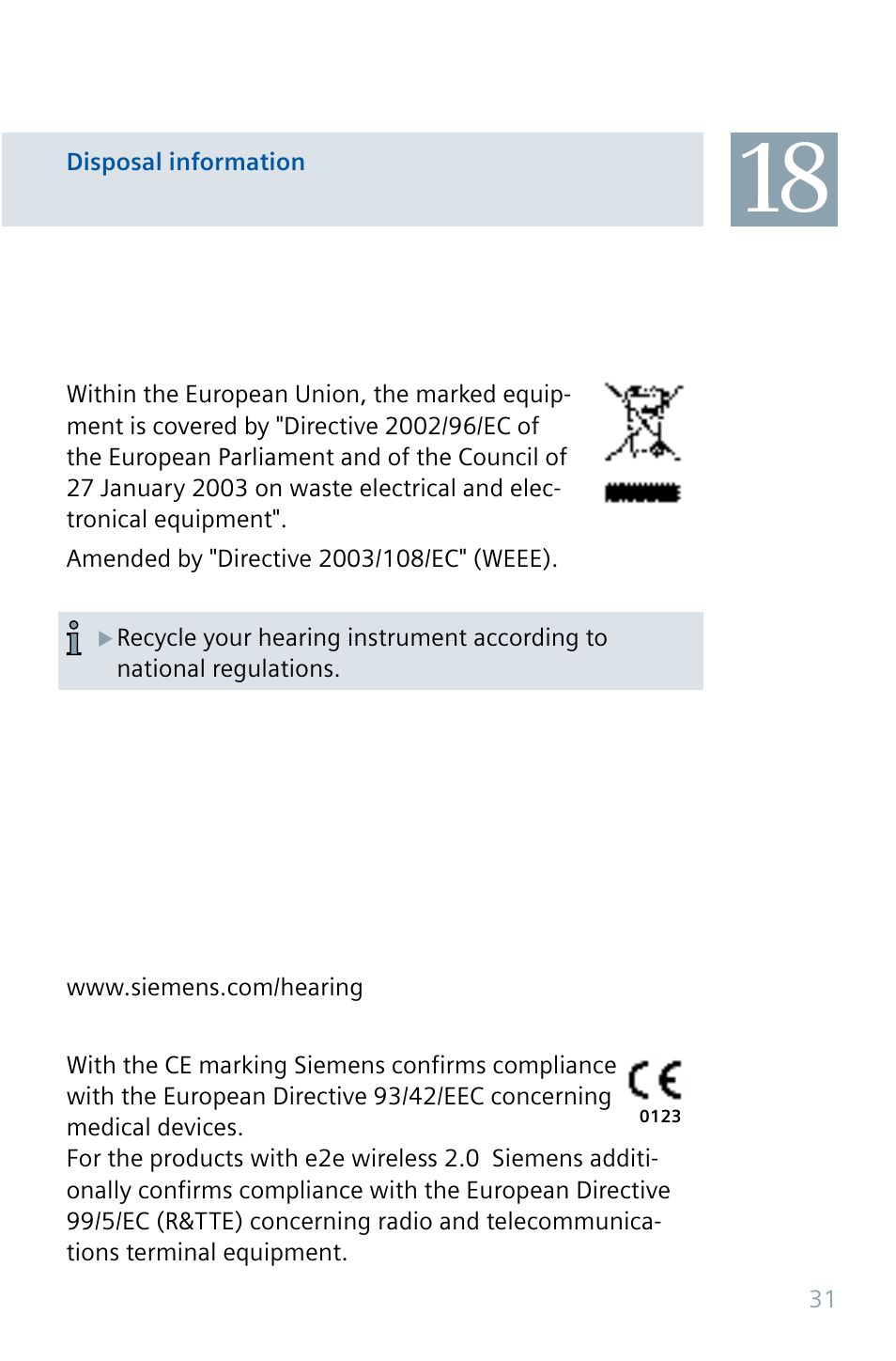 Siemens Nitro BTE 32 User Manual | Page 31 / 36