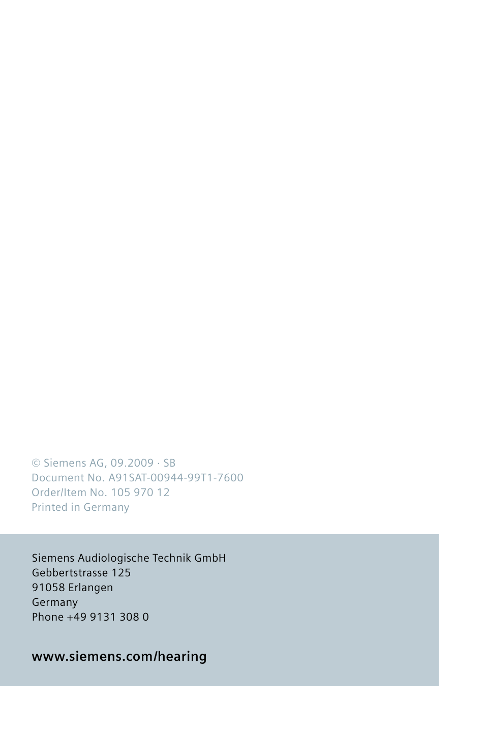 Siemens Nitro BTE 32 User Manual | Page 36 / 36