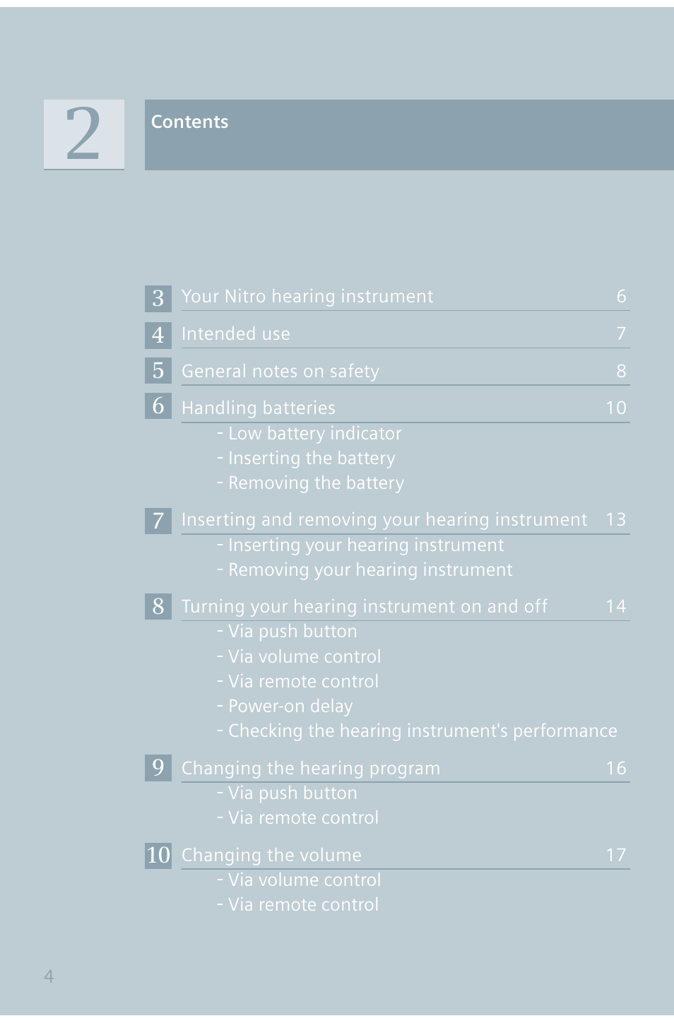 Siemens Nitro BTE 32 User Manual | Page 4 / 36