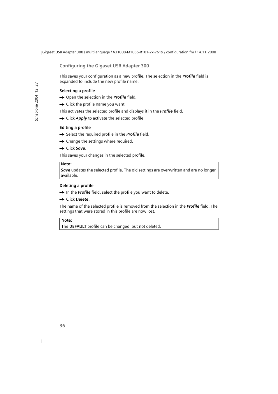 Siemens 300 User Manual | Page 36 / 64