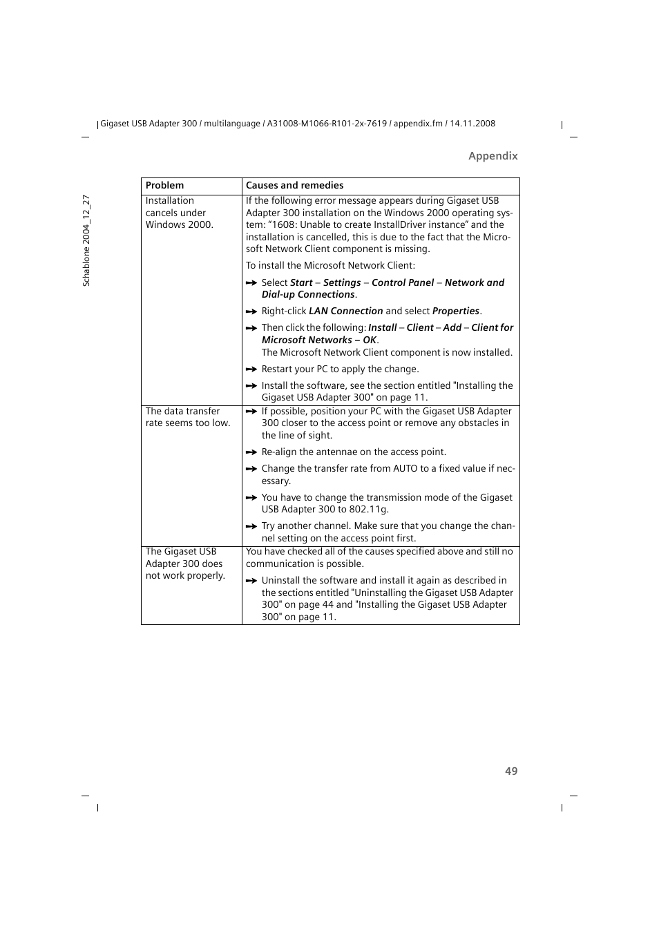 Siemens 300 User Manual | Page 49 / 64