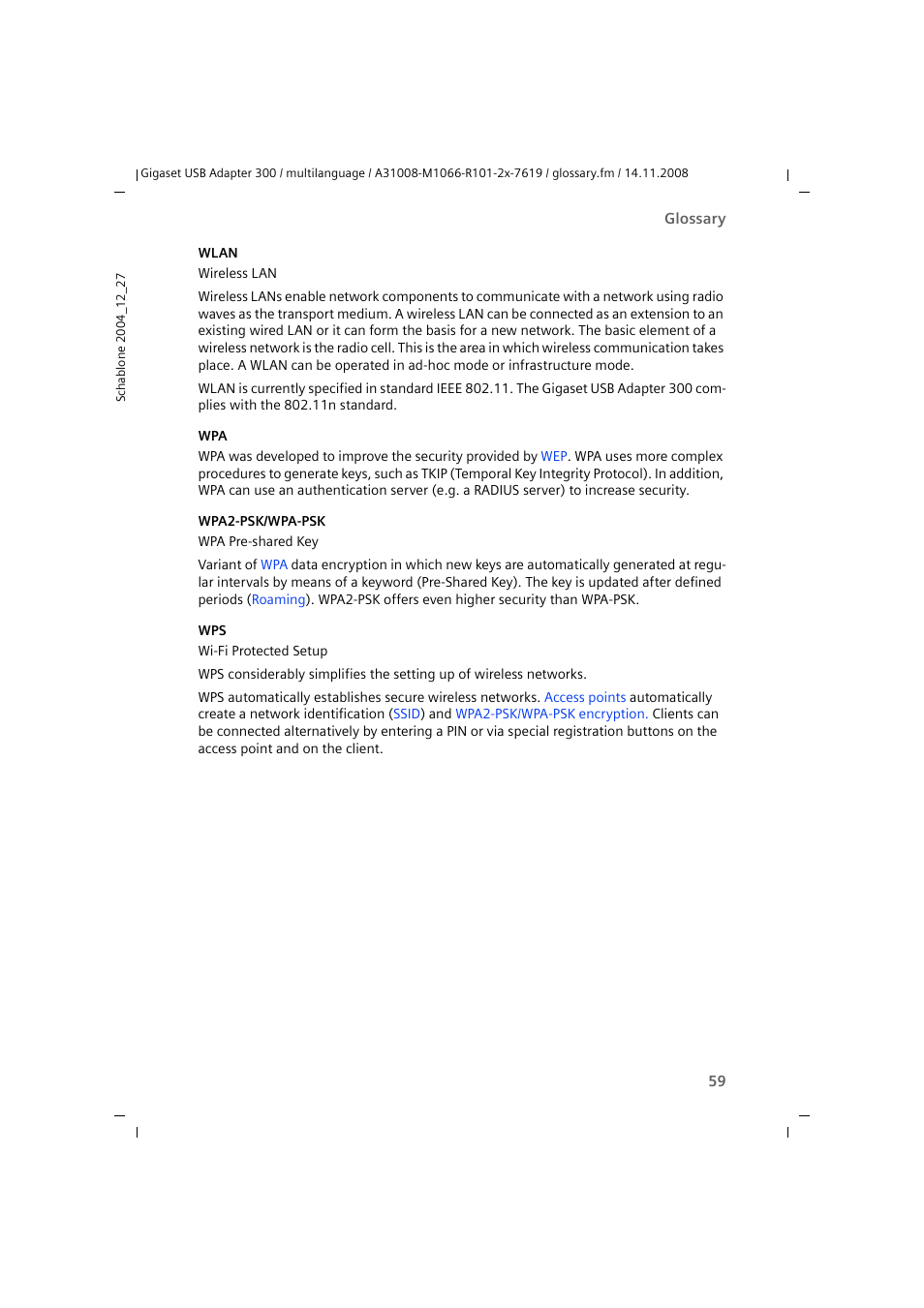 Either via, Wlan, On in a | Siemens 300 User Manual | Page 59 / 64