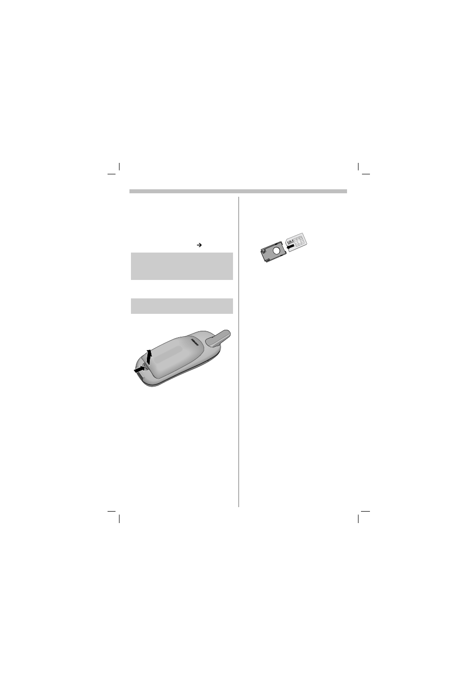 Getting started, Insert sim card, Insert and charge battery | Insert sim card 2. insert and charge battery, Insert and charge battery | Siemens A36 User Manual | Page 7 / 43