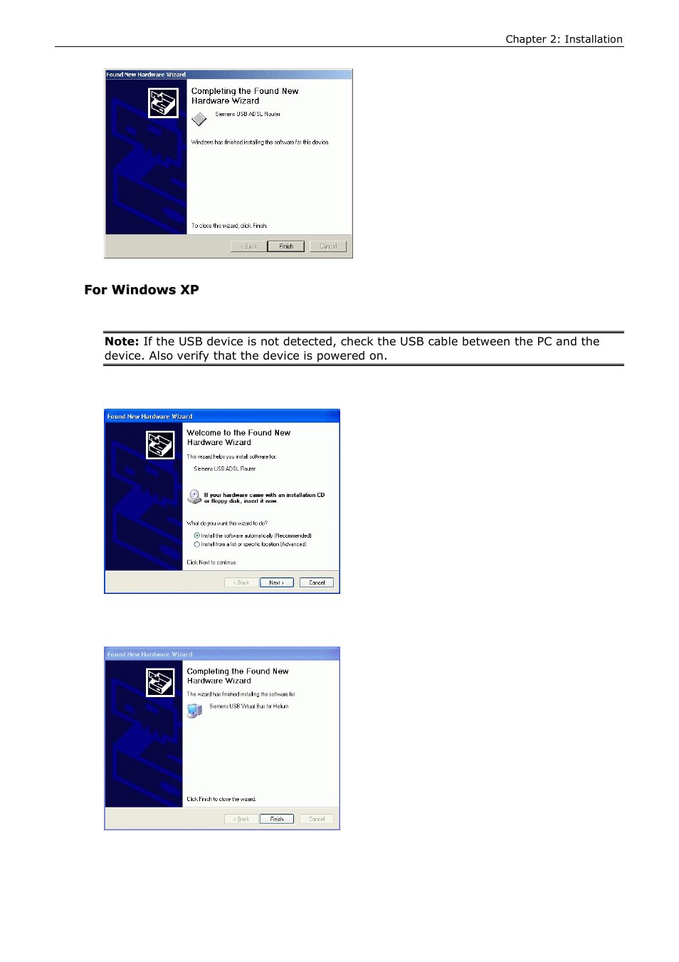 Siemens ADSL 500 User Manual | Page 19 / 78