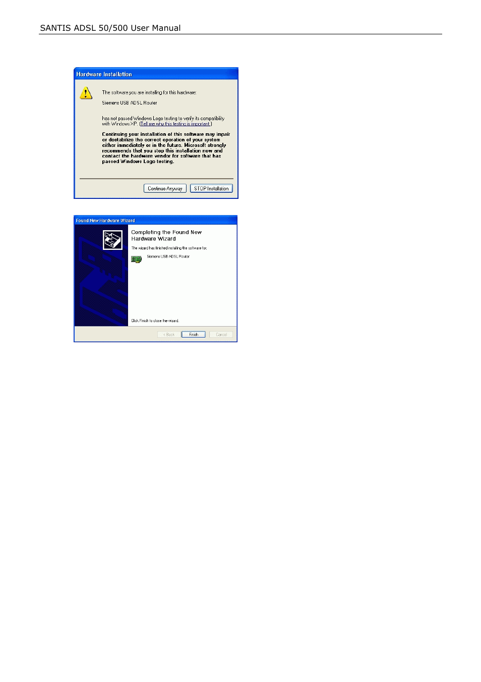 Siemens ADSL 500 User Manual | Page 20 / 78