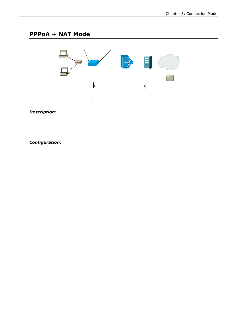 Pppoa + nat mode | Siemens ADSL 500 User Manual | Page 27 / 78