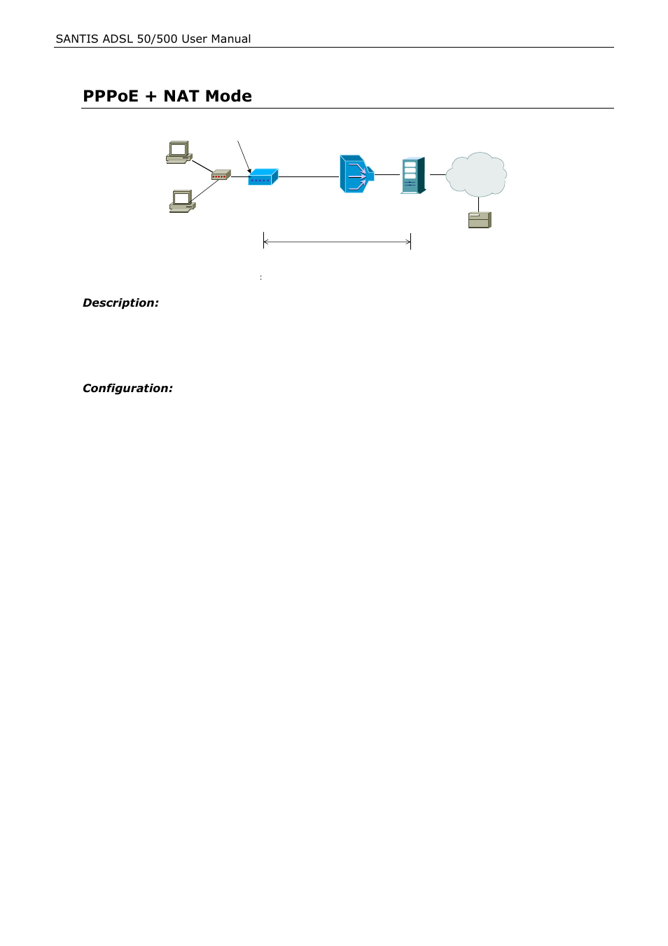 Pppoe + nat mode | Siemens ADSL 500 User Manual | Page 28 / 78