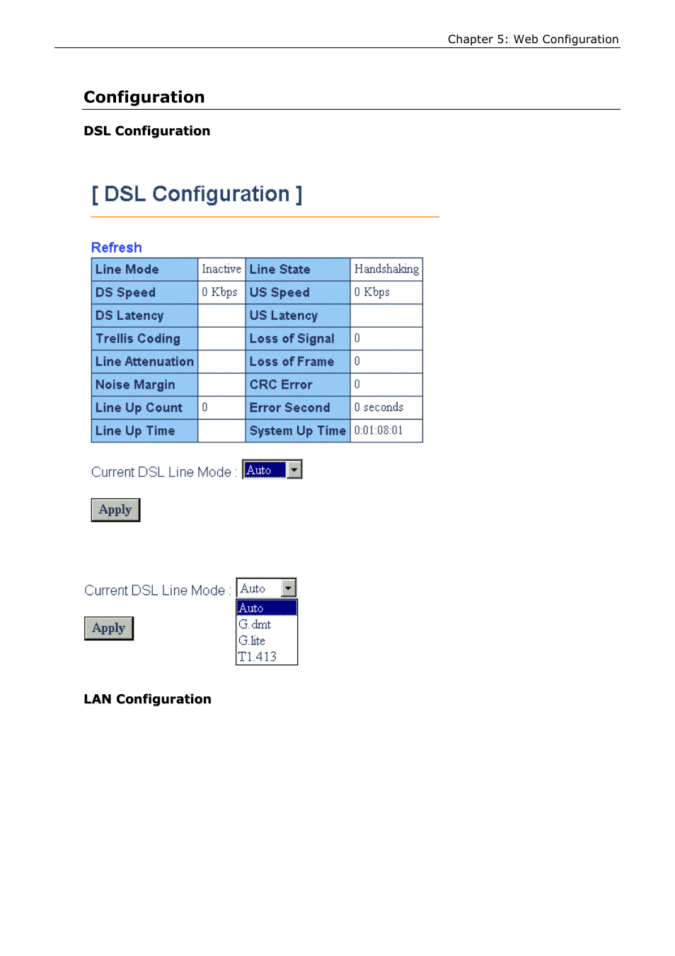 Configuration | Siemens ADSL 500 User Manual | Page 57 / 78