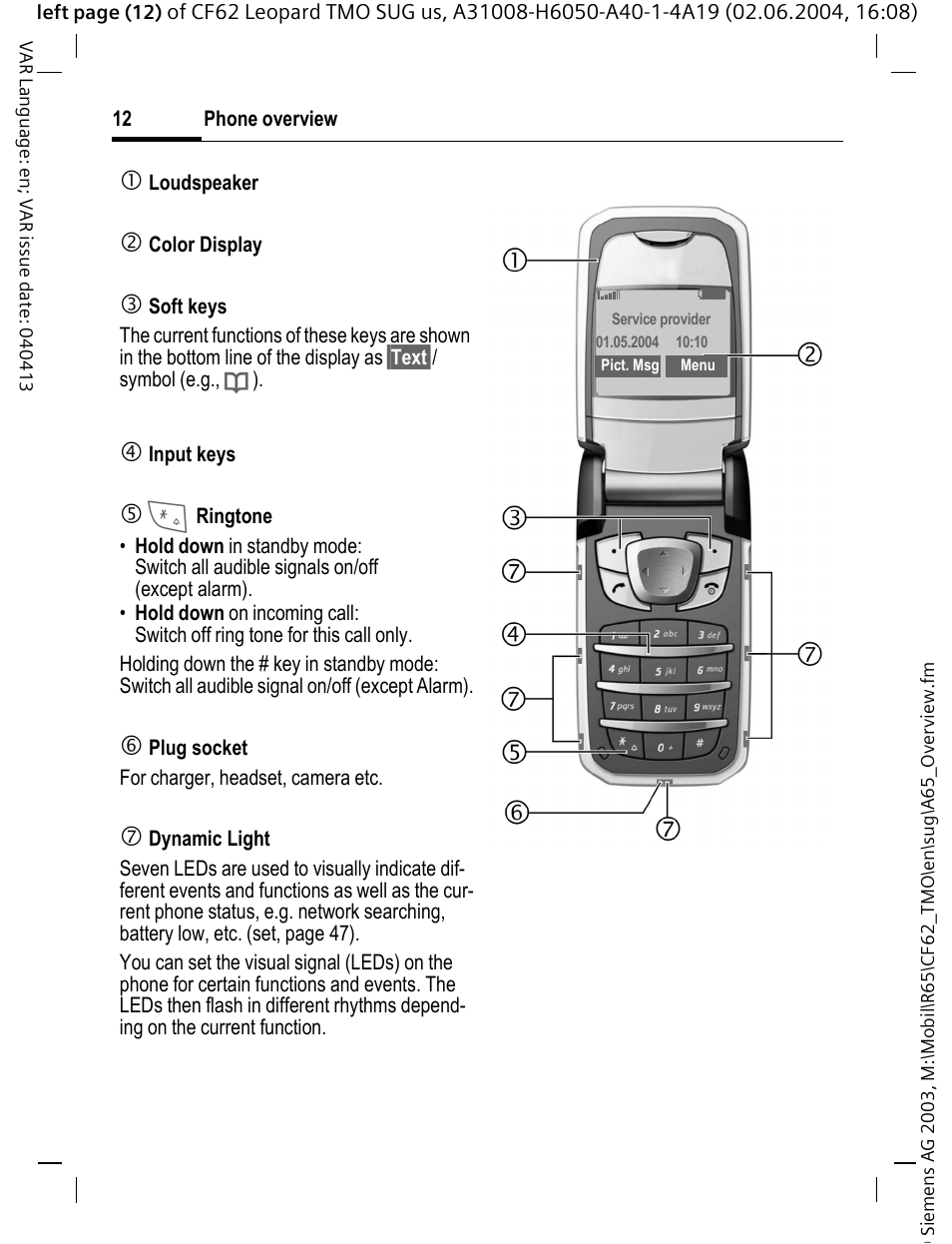 Siemens Mobile User Manual | Page 12 / 99