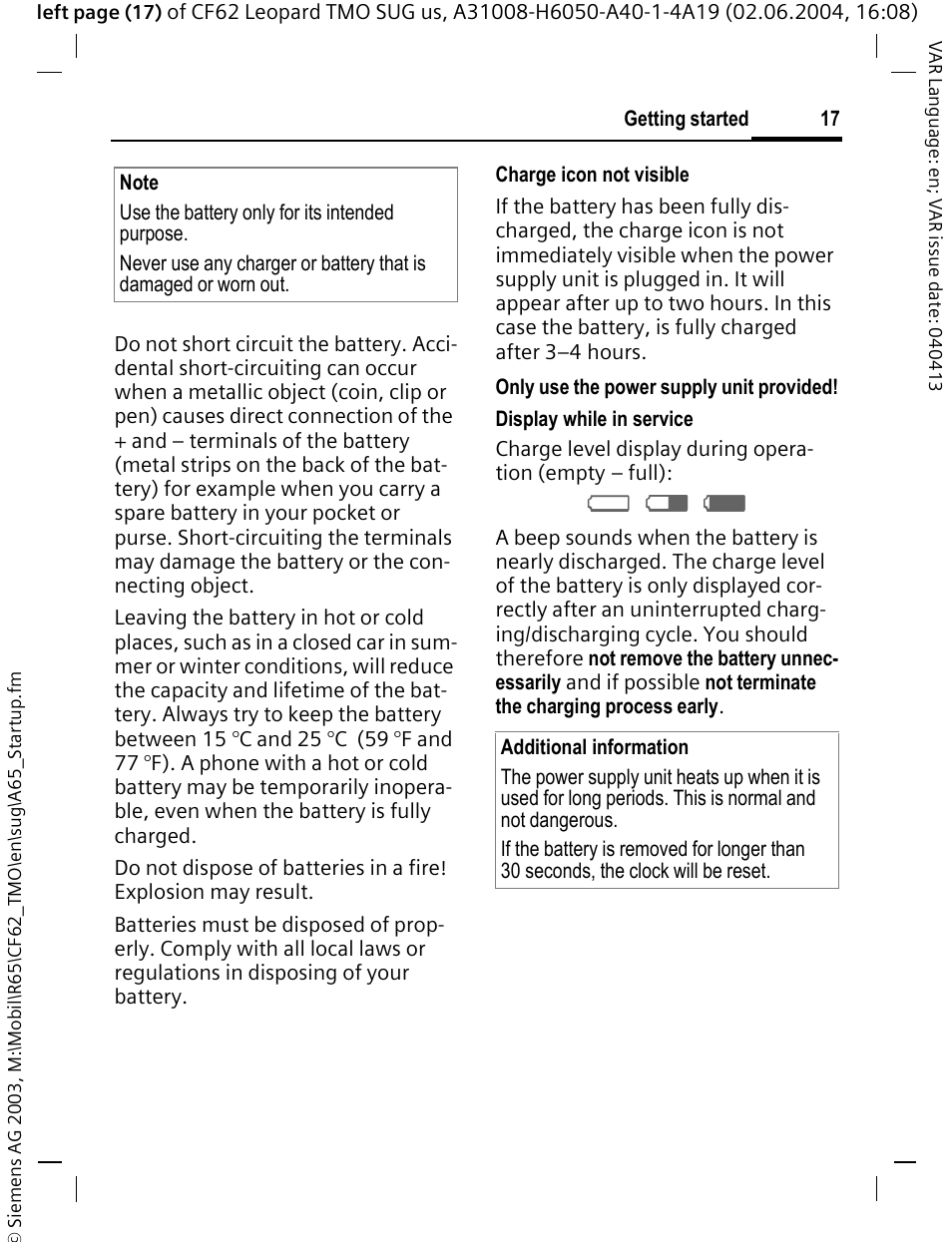 A d g | Siemens Mobile User Manual | Page 17 / 99