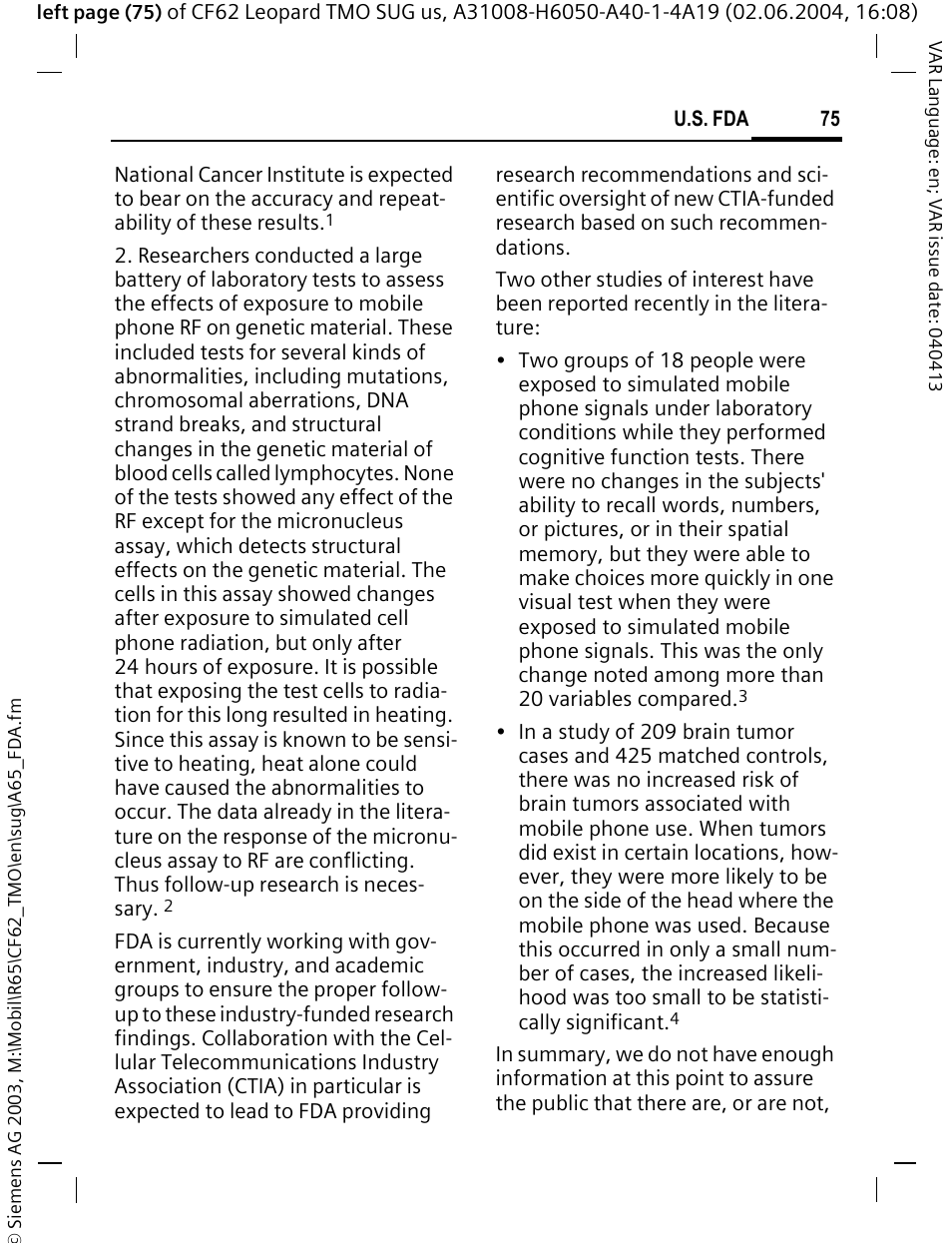 Siemens Mobile User Manual | Page 75 / 99