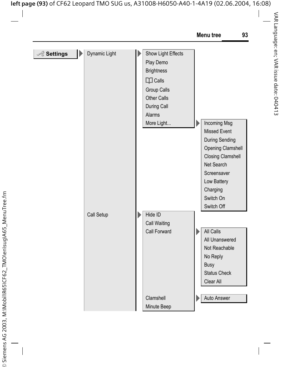 Siemens Mobile User Manual | Page 93 / 99