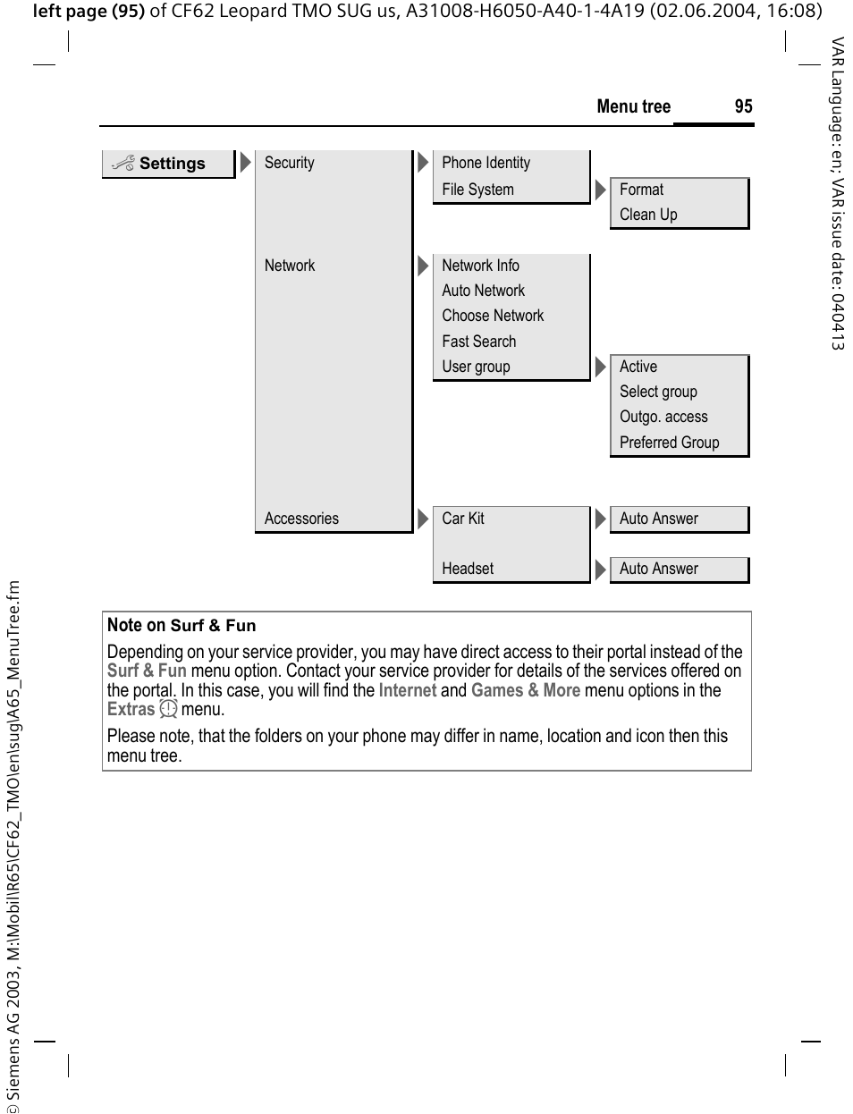 Siemens Mobile User Manual | Page 95 / 99