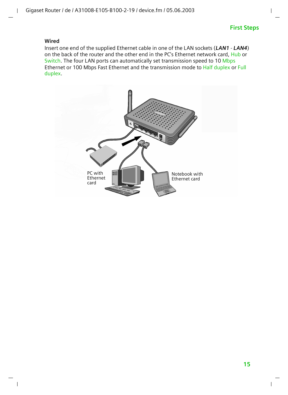 Siemens SE105 User Manual | Page 16 / 115