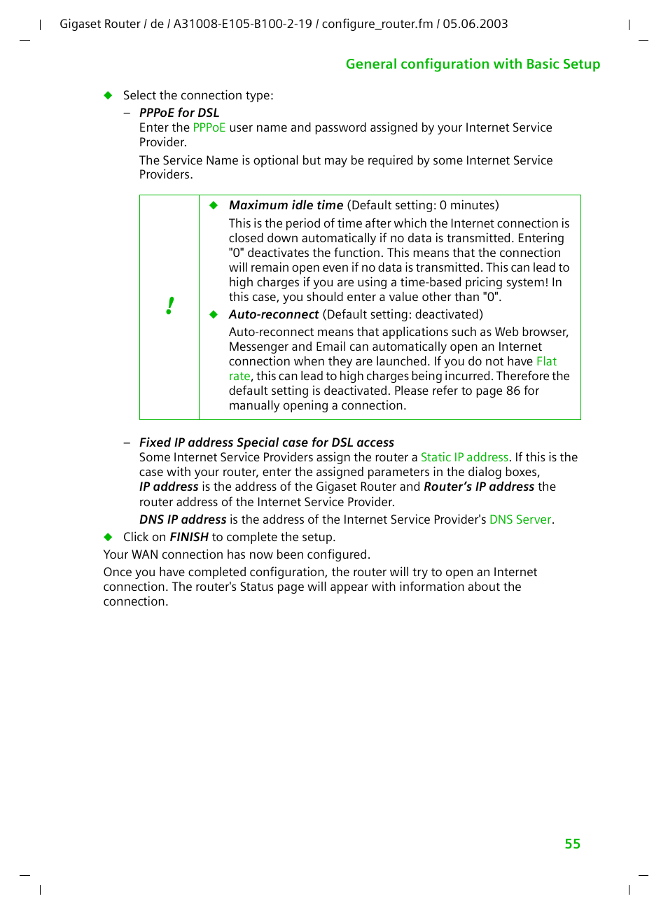 Siemens SE105 User Manual | Page 56 / 115