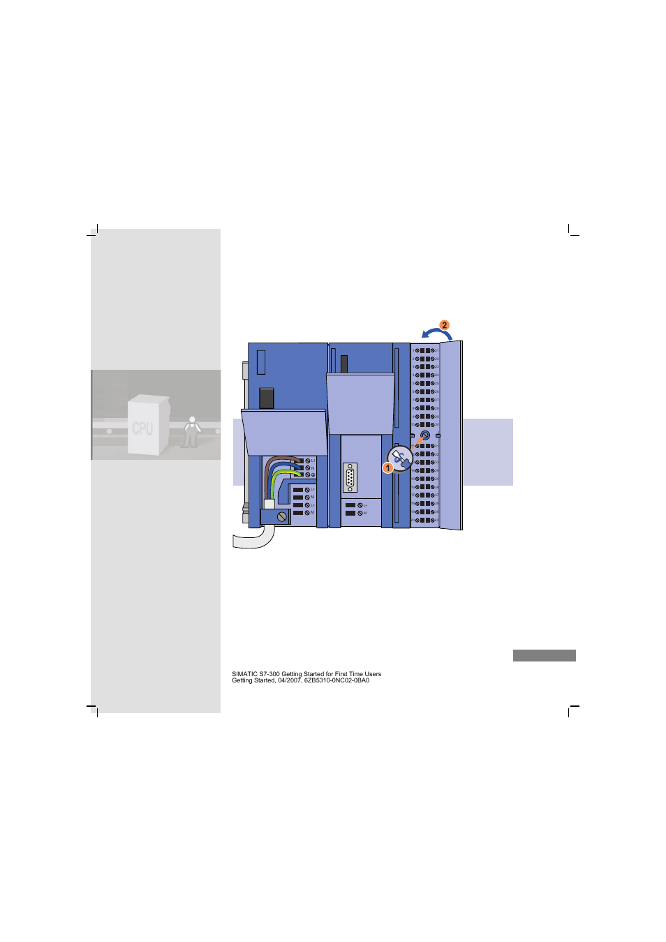 Connecting the front panel connector | Siemens SIMATIC S7-300 User Manual | Page 27 / 68