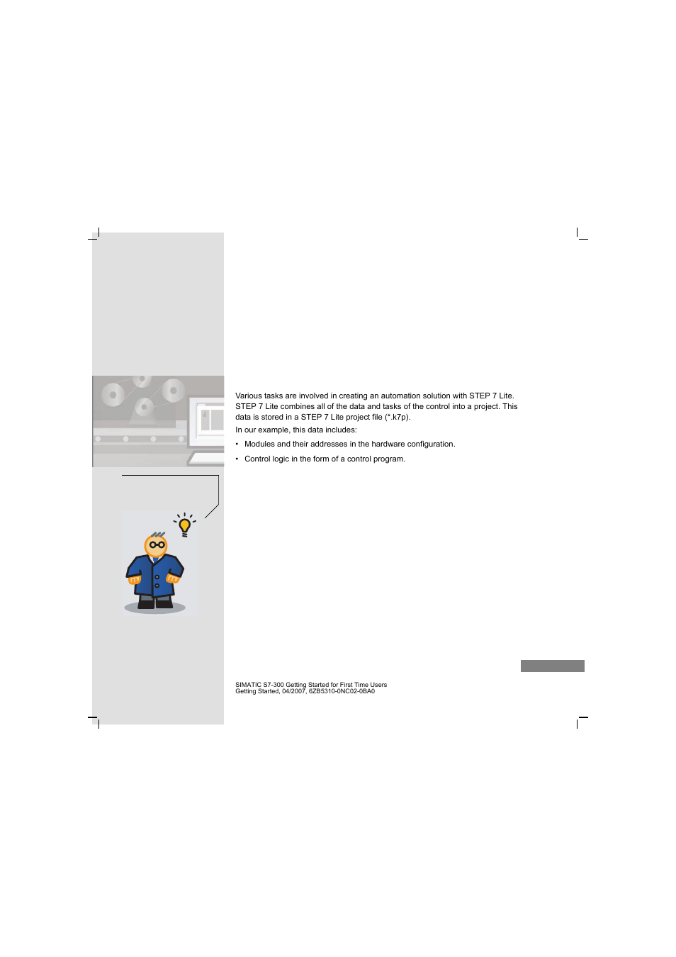 1 what is a step 7 lite project | Siemens SIMATIC S7-300 User Manual | Page 37 / 68