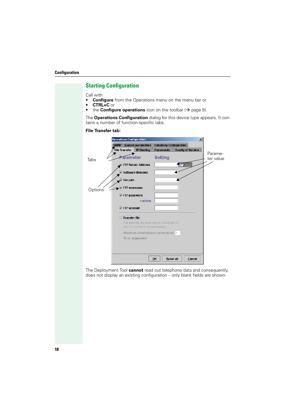 Starting configuration | Siemens HIPATH V1.2.33 User Manual | Page 18 / 92