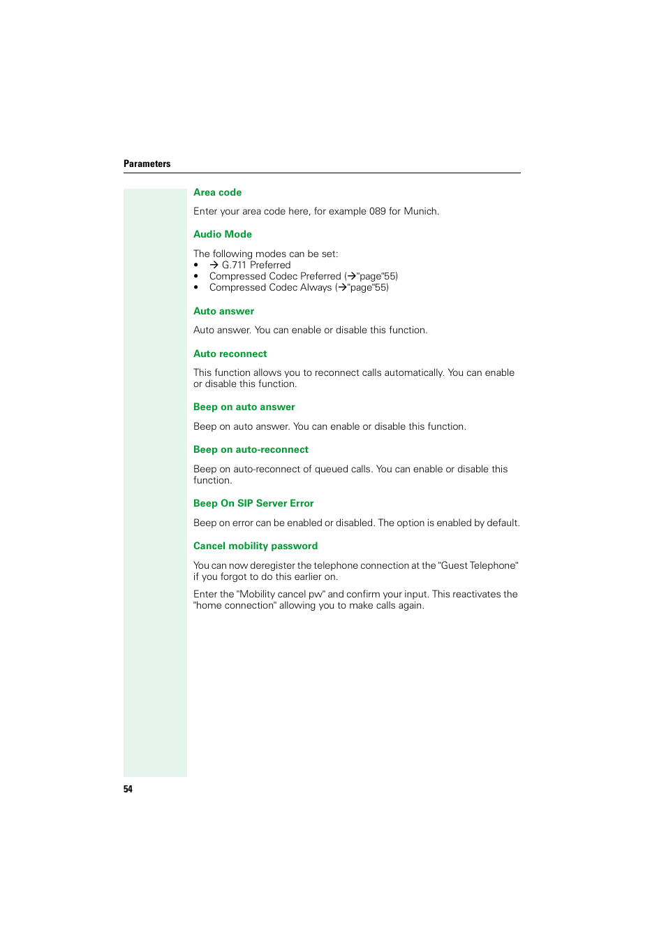 Siemens HIPATH V1.2.33 User Manual | Page 54 / 92