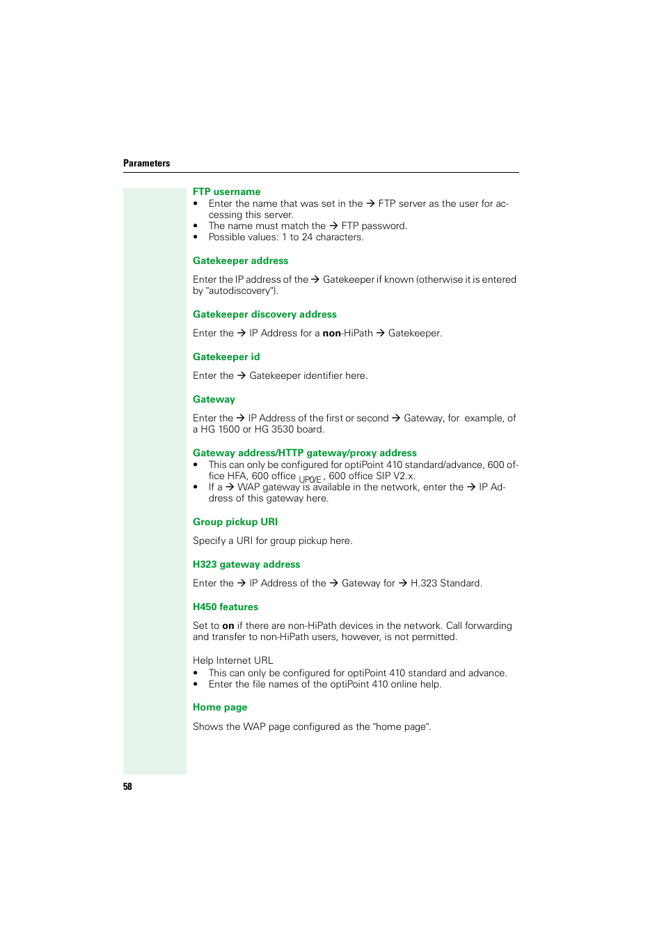 Siemens HIPATH V1.2.33 User Manual | Page 58 / 92