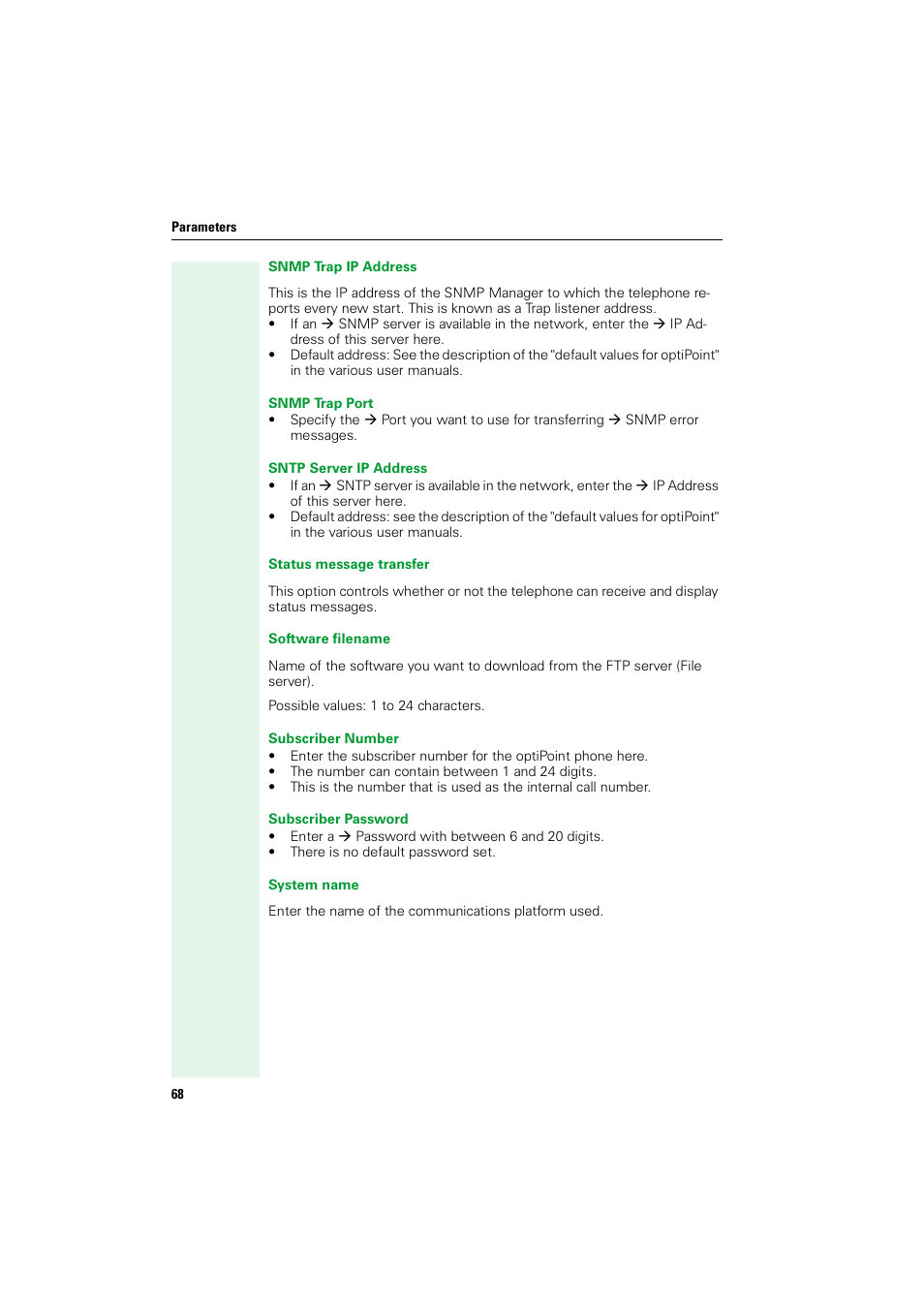 Siemens HIPATH V1.2.33 User Manual | Page 68 / 92