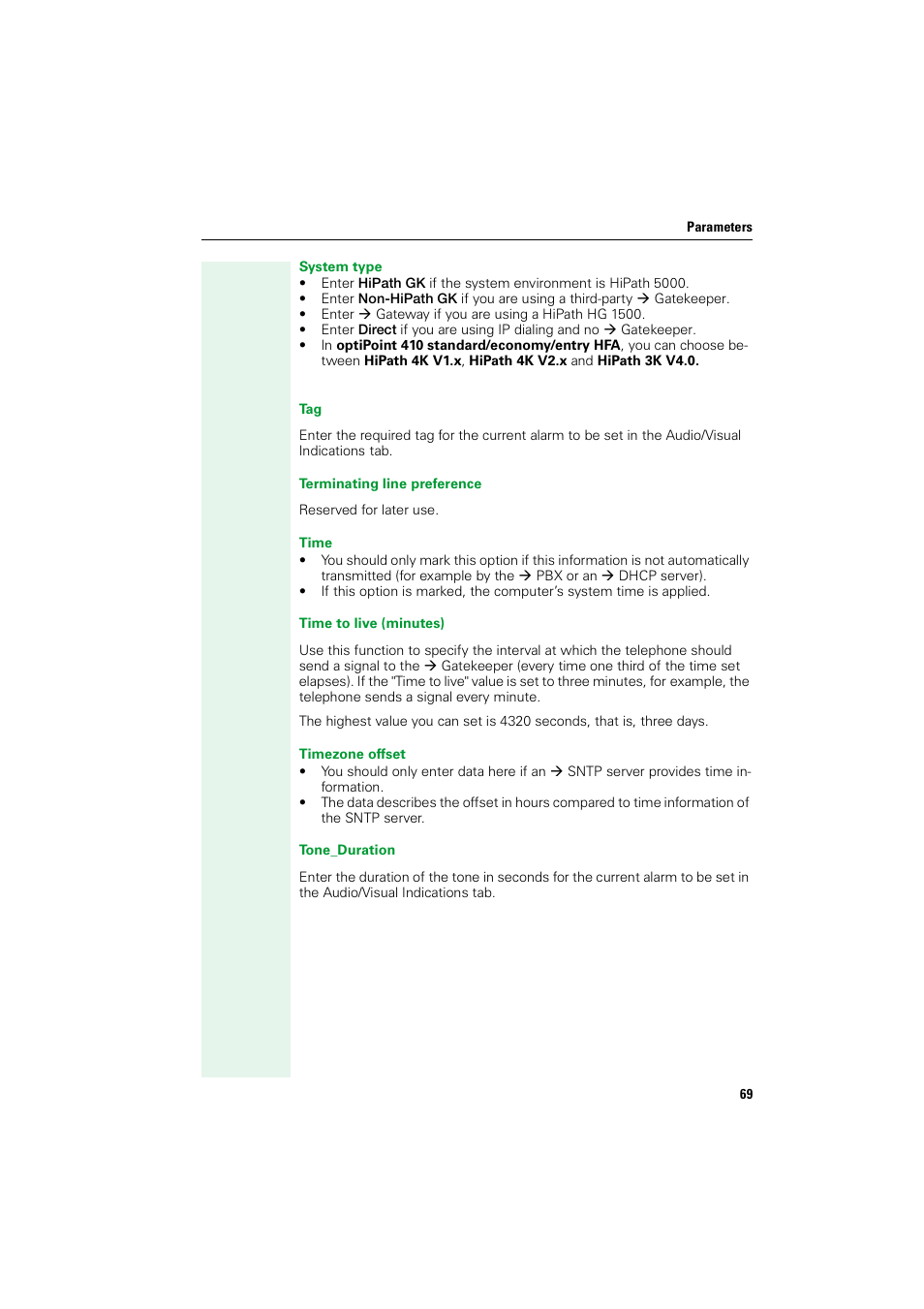 Siemens HIPATH V1.2.33 User Manual | Page 69 / 92