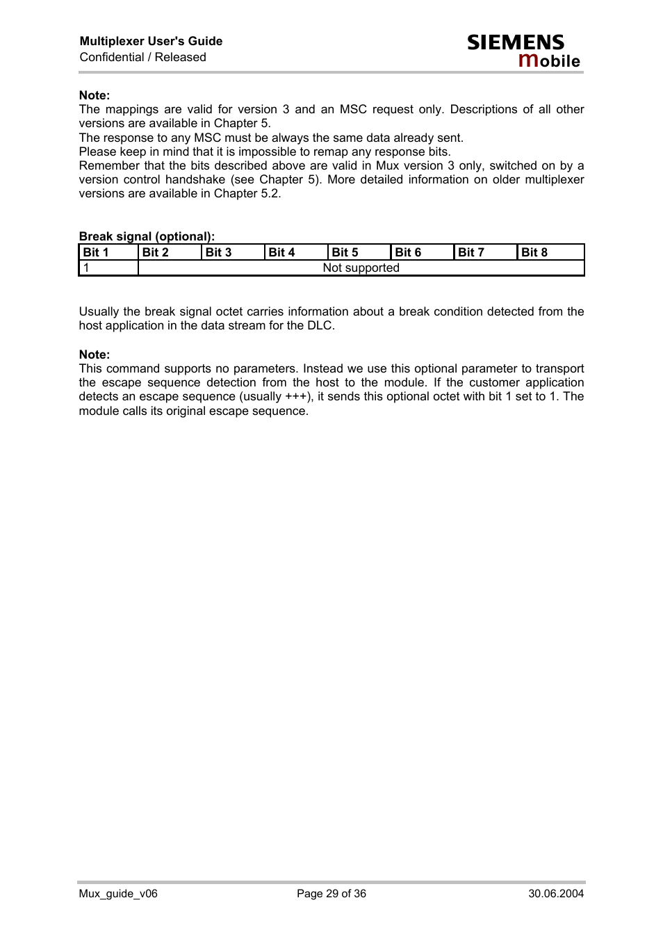 Siemens Mux_guide_v06 User Manual | Page 29 / 36