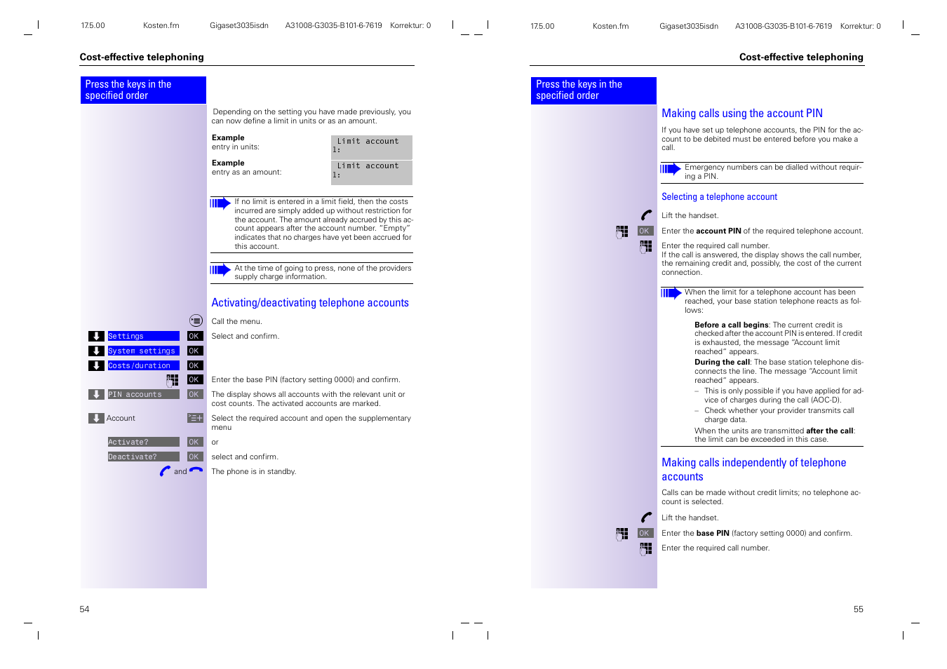 Siemens 3035isdn User Manual | Page 31 / 94