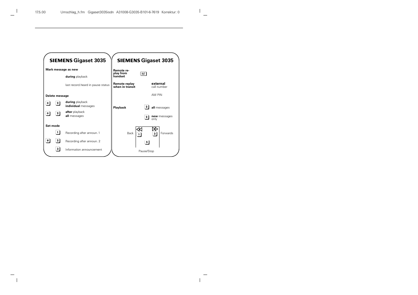 Siemens 3035isdn User Manual | Page 94 / 94