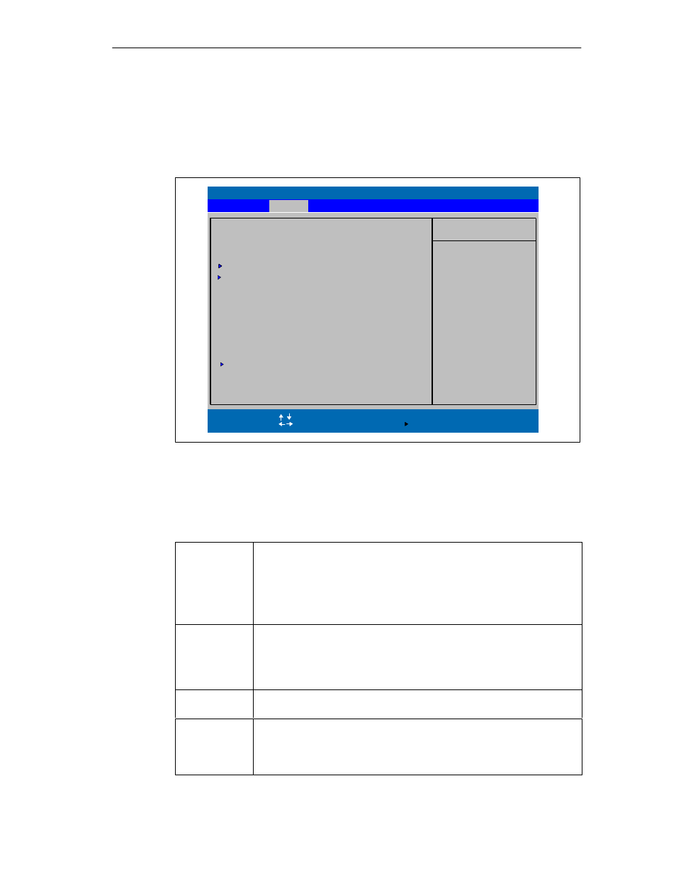 2 menü advanced, Menu structure, Settings of the advanced menu | Siemens PC 670 User Manual | Page 103 / 200