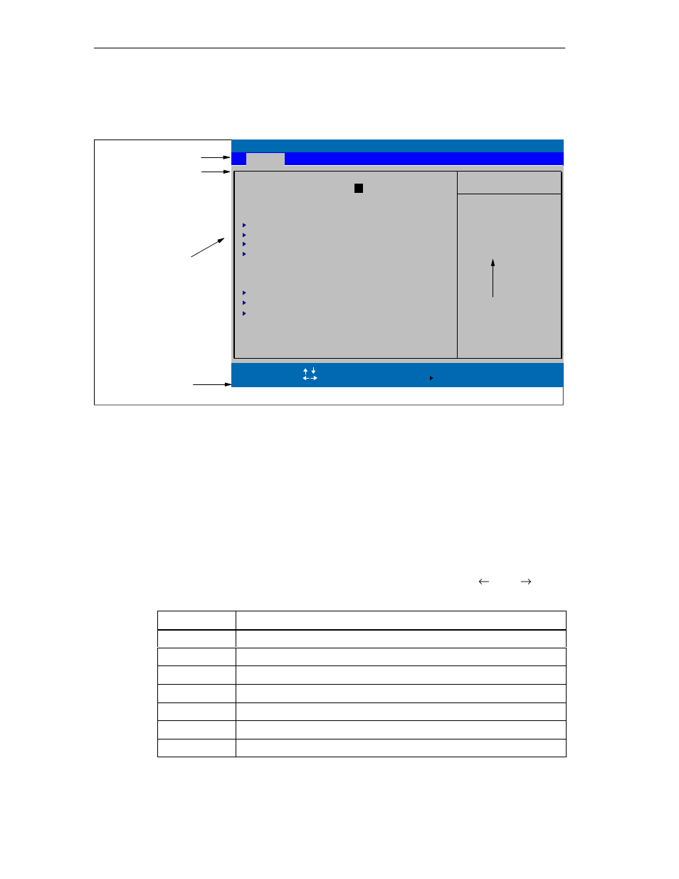 Menu items | Siemens PC 670 User Manual | Page 92 / 200