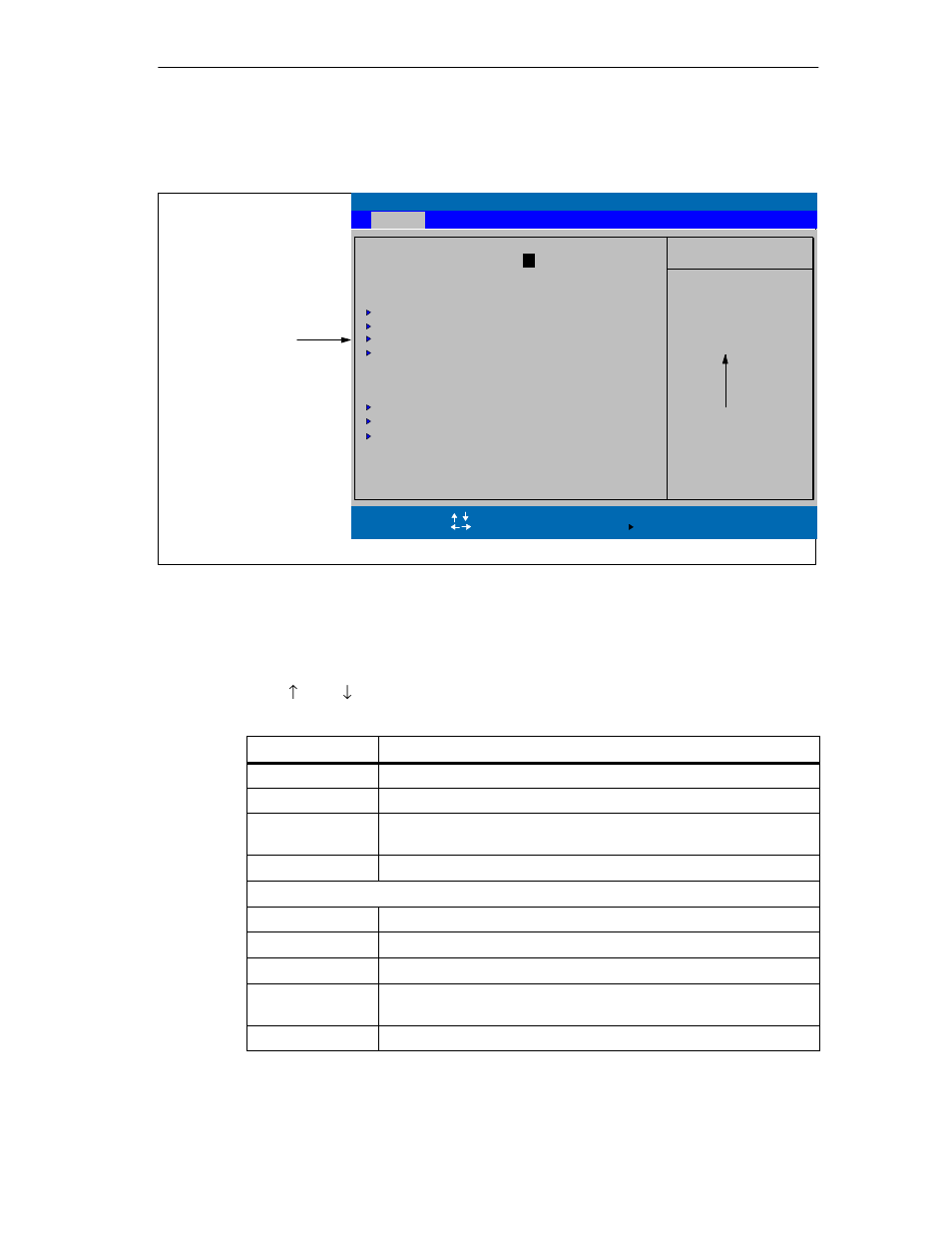 1 menu main, Setting in the main menu | Siemens PC 670 User Manual | Page 93 / 200