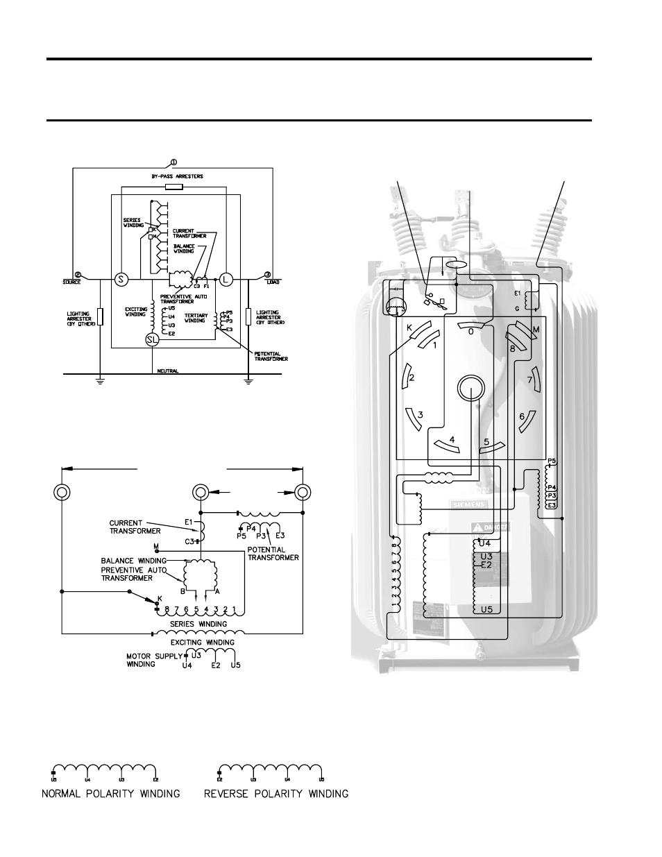 Connection diagrams | Siemens JFR Distribution Step Voltage Regulator 21-115532-001 User Manual | Page 10 / 28