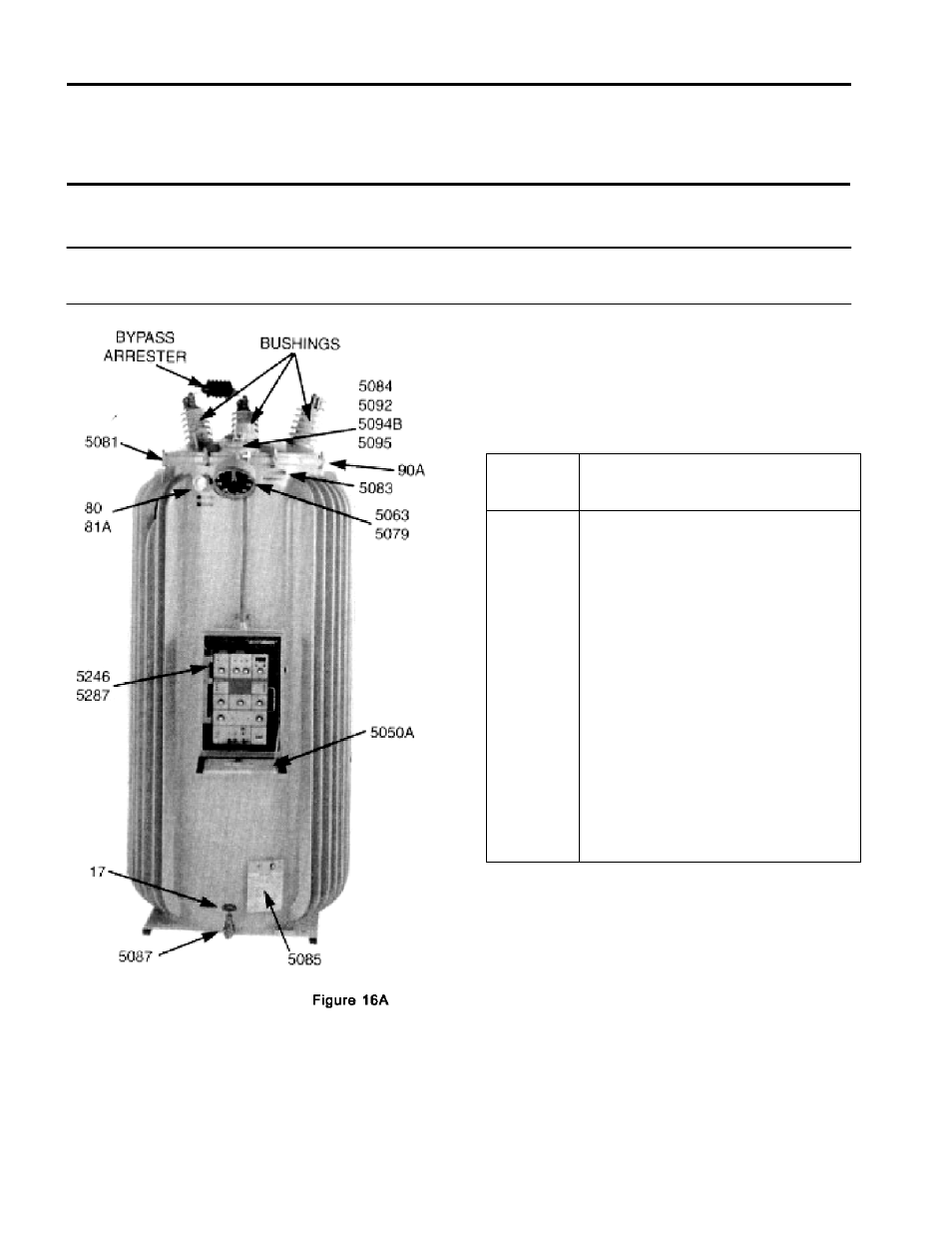 Parts list | Siemens JFR Distribution Step Voltage Regulator 21-115532-001 User Manual | Page 20 / 28