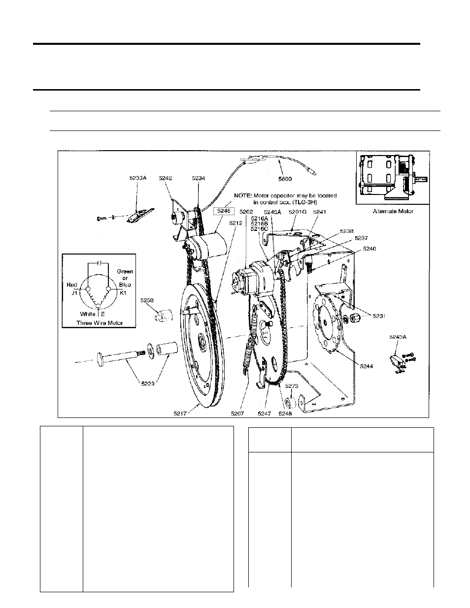 Parts list, Type tlg quick break mechanism | Siemens JFR Distribution Step Voltage Regulator 21-115532-001 User Manual | Page 22 / 28