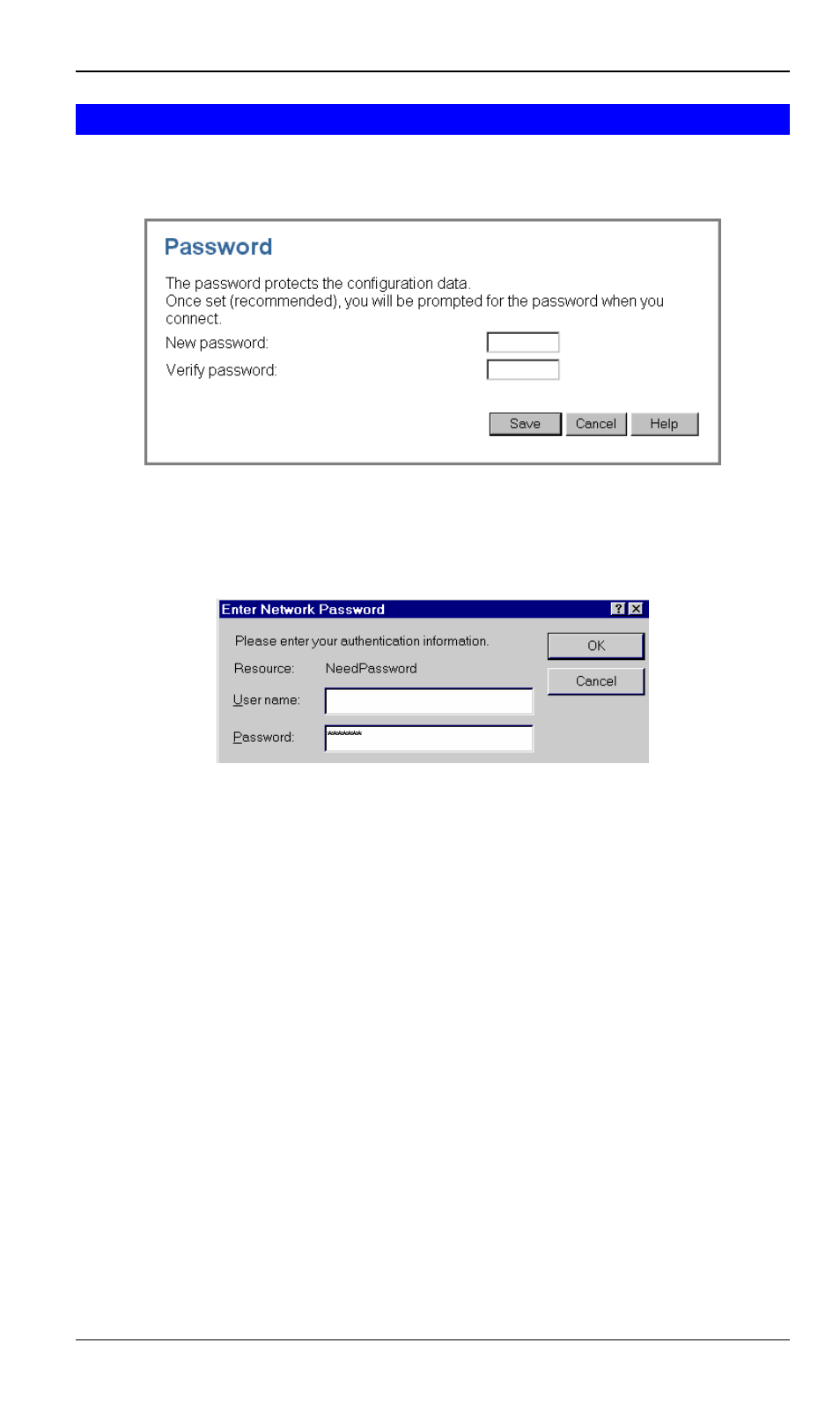 Password screen | Siemens SpeedStream SS2524 User Manual | Page 29 / 90