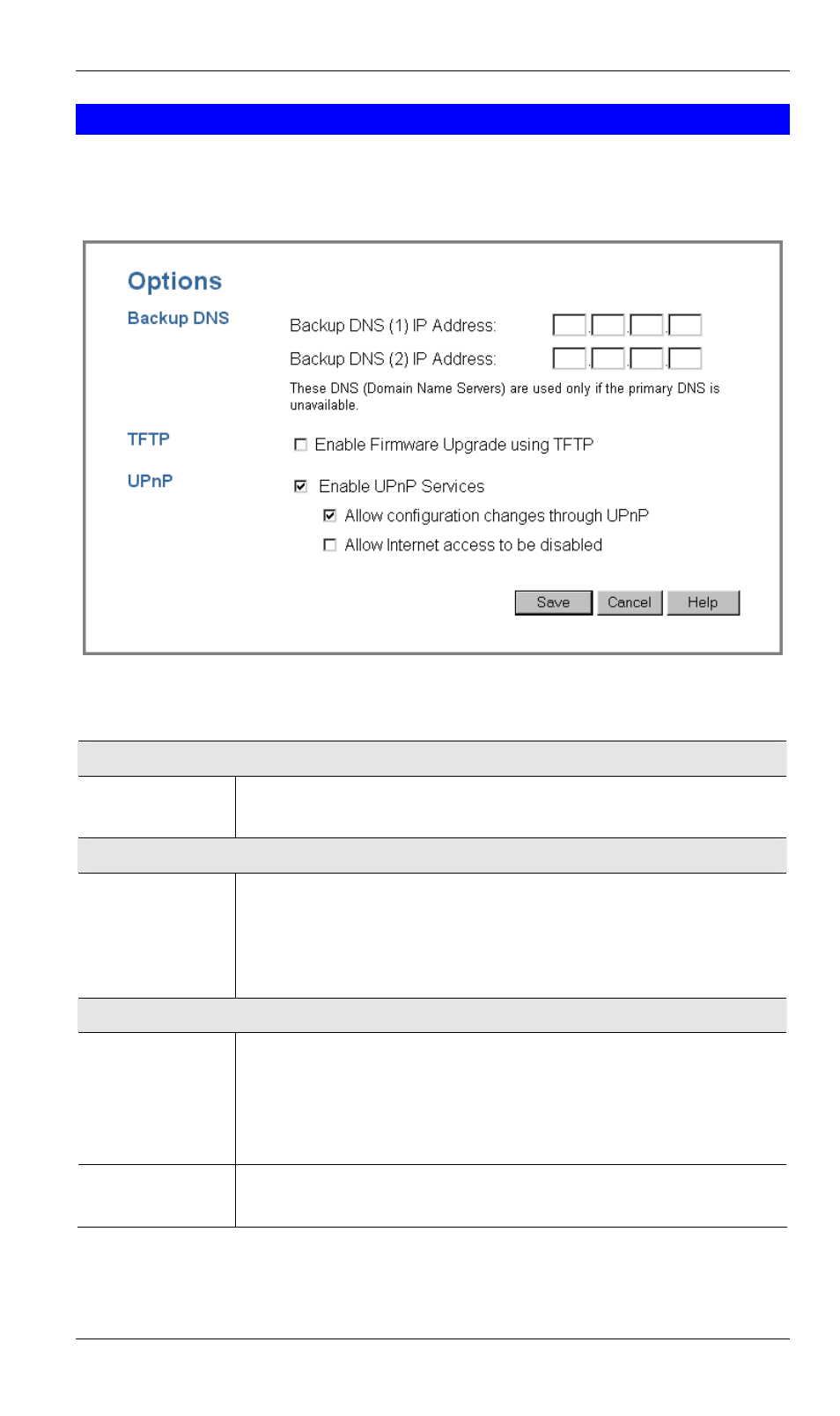 Options | Siemens SpeedStream SS2524 User Manual | Page 76 / 90