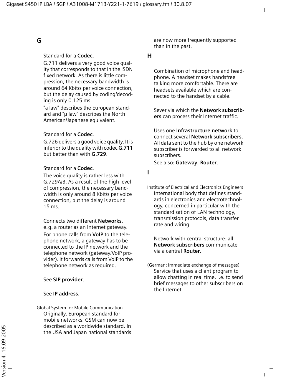 Instant messaging | Siemens Gigaset S450 IP User Manual | Page 115 / 131