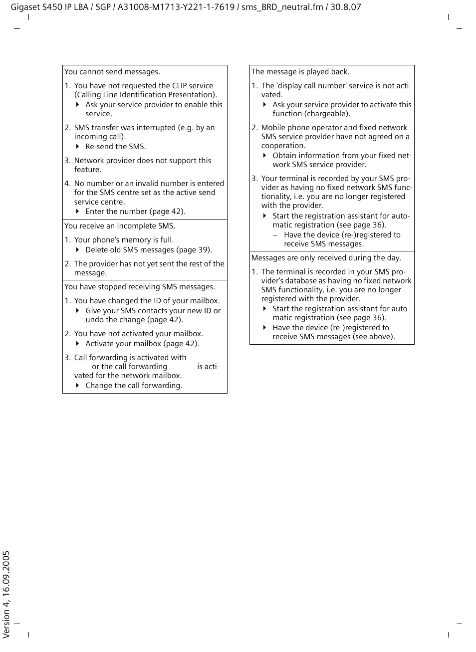 Siemens Gigaset S450 IP User Manual | Page 45 / 131