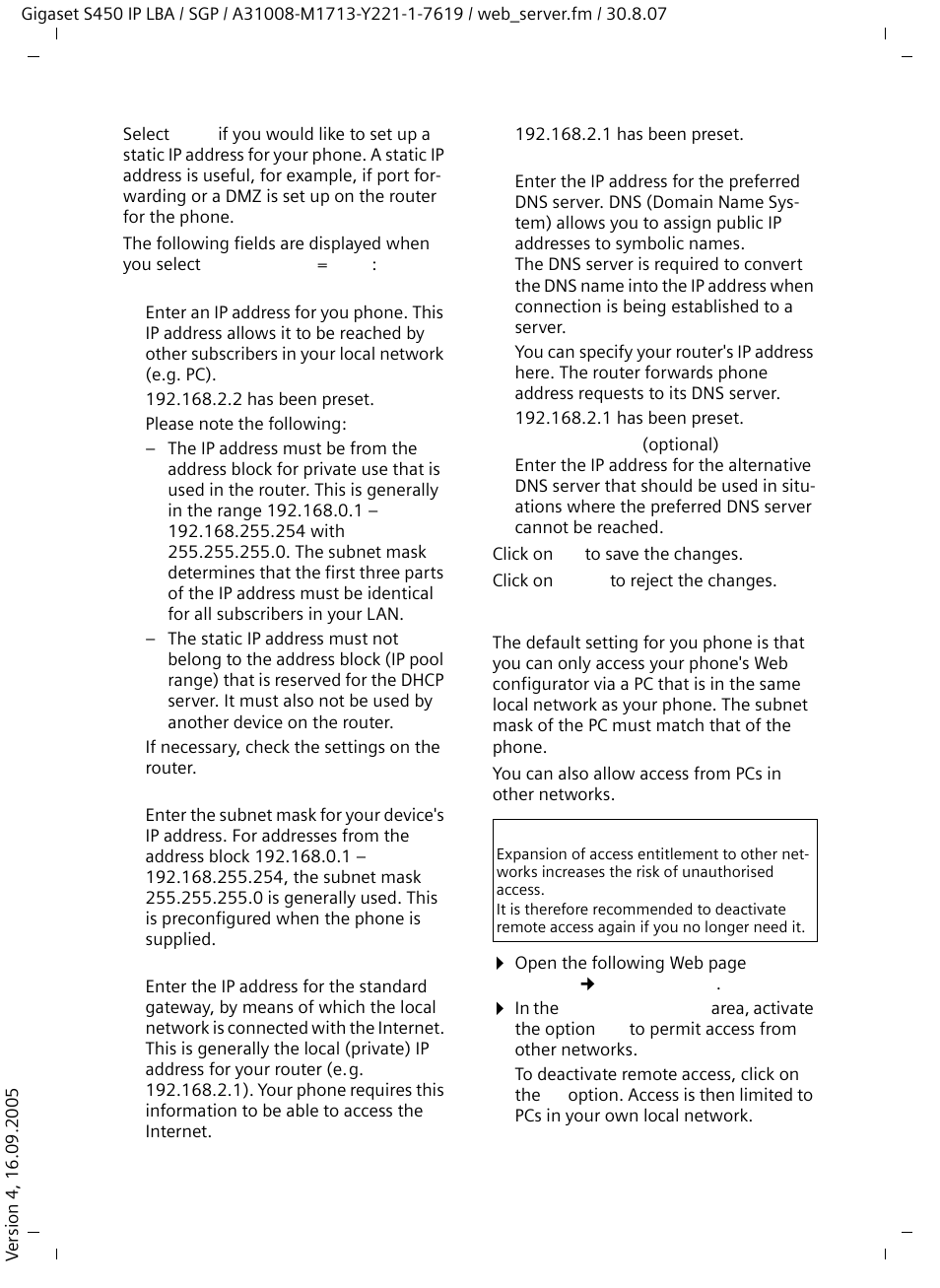 Siemens Gigaset S450 IP User Manual | Page 77 / 131